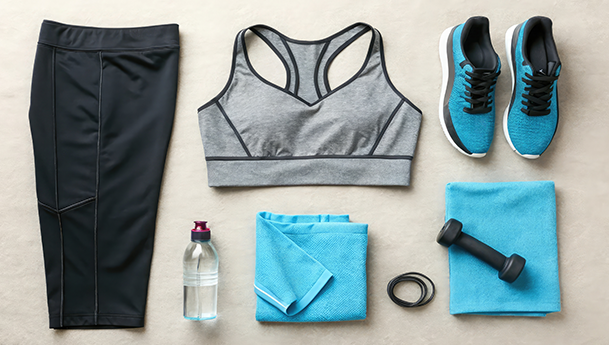 Funktionale ausrüstung für sport und outdoor