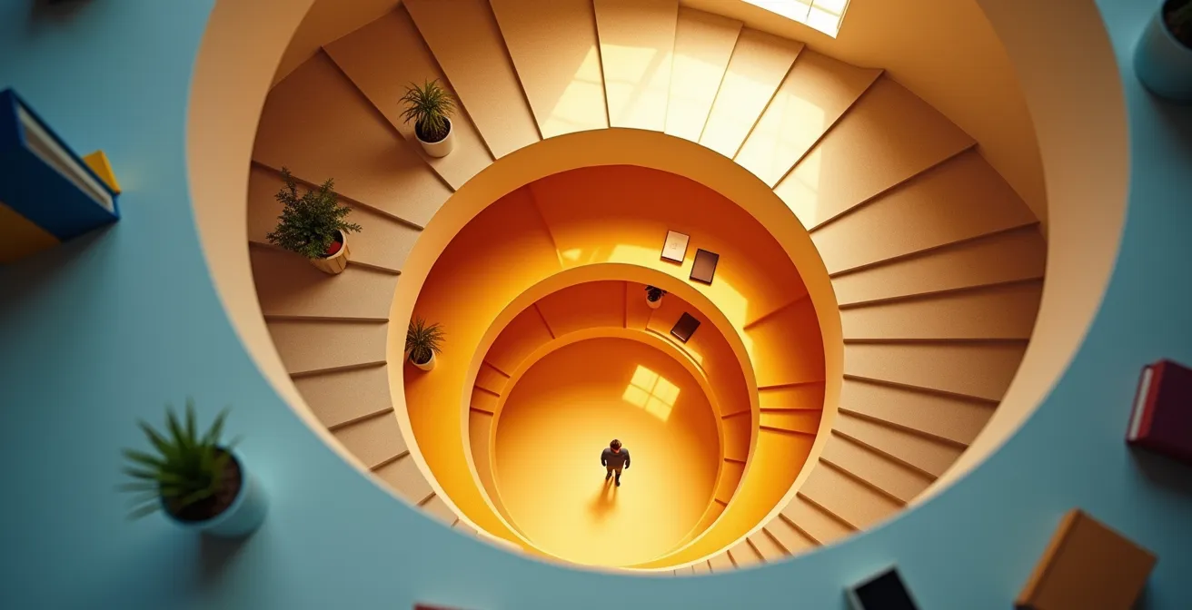 Visualisierung eines 90-Tage-Lernplans mit Fortschrittsmarkierungen und Meilensteinen